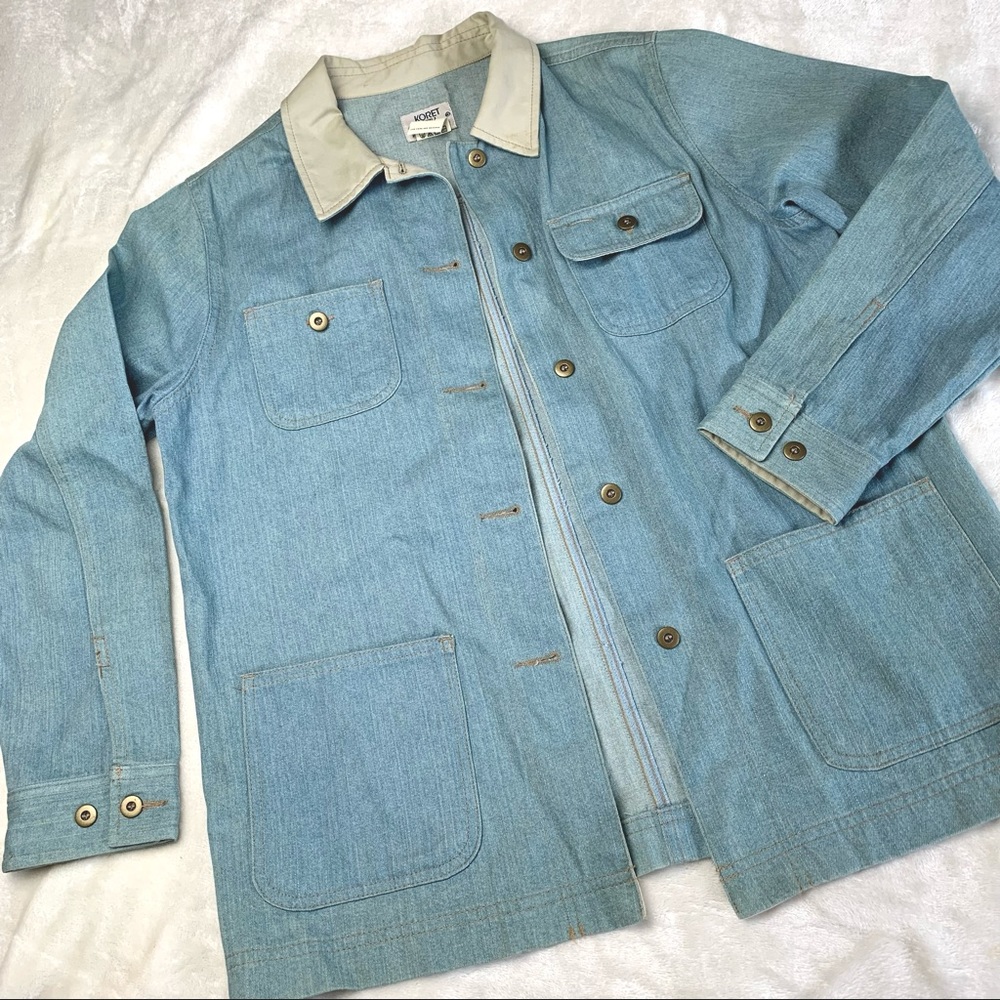 Vintage 90’s Denim Barn Jacket Chore Coat, size S